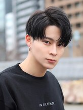 メンズフィール 南森町(MENS FEEL)&nbsp;スペインカール/スパイキーショート/ブルーブラック/南森町