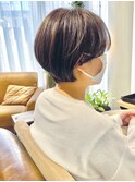 丸みショートボブ
