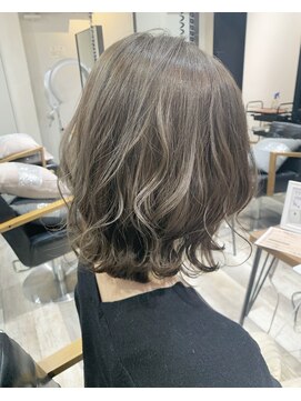 ヴィーヴォ 天六店(VIVO) 【VIVO】神田康之 大人女性 ボブ アッシュグレージュ 透明感