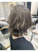 【VIVO】神田康之 大人女性 ボブ アッシュグレージュ 透明感