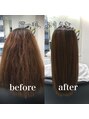 ヘアリゾートノア 銀座(hair resort Noah) 猫っ毛で膨らむ髪質は技術に重きを置きます。