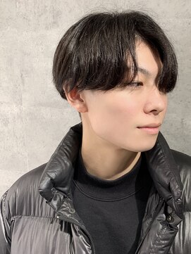 ゴールドシブヤ(GOALD SHIBUYA) ツイストスパイラル波打ちスパイラルセンターパート刈り上げ束感