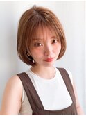 20代30代40代小顔丸みボブショート リノ吉祥寺