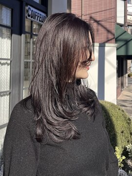 アトリエドゥーディマンシュ atelier doux dimanche バイオレットブラウン