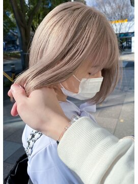 マーキー 名古屋栄(MARQUEE) ☆玉腰指名☆シアーグレージュ/グレージュカラー/ブルーシルバー