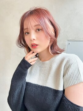 エイミー(Aimee) Aimee 町田 インナーカラー×ツートーンピンク