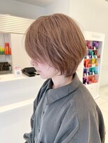 アッシュ 武蔵小金井店(Ash) ハイトーンショート ミルクティーベージュ