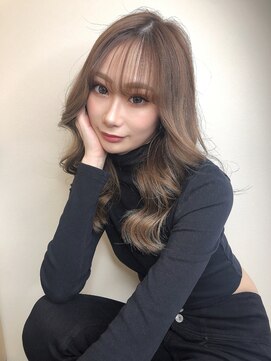 シャルム(CHARME le salon de beau) くびれヘア＆ミルクティーベージュ