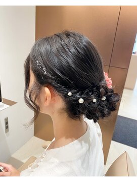 ビオラバイフーガ 綱島(Viola by FUGA) カジュアル和装ヘア＊銀箔アレンジ＊20代30代40代