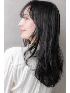 カバーヘア 上尾西口店(COVER HAIR) □黒髪モードプリカールオルチャンヘア306-2★上尾20代30代40代