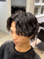 レイズ 名古屋(RAYS) 波巻きスパイラルパーマセンターパートウルフ h