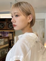 トリコ 柏(tricot)&nbsp;大人可愛い/ハイトーンボブ/ミニボブ/ショートボブ/切りっぱなし