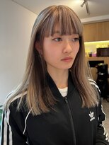 ベンジー オウン 代々木上原店(benji own) デザインローライト×ハイトーンベージュ