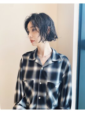 アルシュ 南堀江(ARCHE) 黒髪ボブパーマ