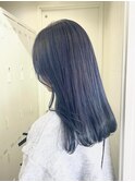 ネイビーブルー　ファイバープレックスカラー
