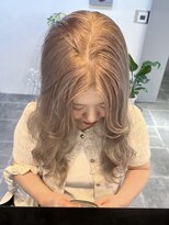 ペレ 栄店(PELE)&nbsp;前髪/アンブレラカラー/こなれミディ/イメチェン/ウェーブパーマ