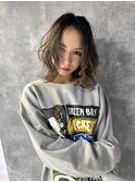 アンブレラデザイン  20代30代 ブリーチリタッチ ウルフカット
