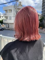 サロウィン 那覇店(SALOWIN)&nbsp;チェリーピンク+髪質改善トリートメント