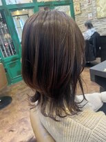 ヘアーラウンジ アンフィ 井土ヶ谷(Hair Lounge Anphi)&nbsp;ウルフレイヤー/ピンクブラウン