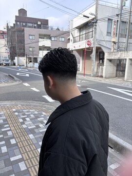 バーバーブロス(BAR BER bro's) フェザーパーマ/浦安/メンズパーマ/理容室/アイロンパーマ