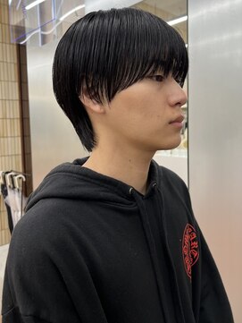 パークレーン アイス イヴェン(park lane ICI yeven) 韓国メンズシースルーマッシュダウンパーマ韓国ウルフカット前髪