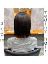 シーム(seam.)&nbsp;簡単スタイリング軽め外ハネボブ◎どんな髪質・毛量・年齢もOK！