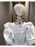 【山崎葉月指名】カット＋ブリーチカラー ￥18150
