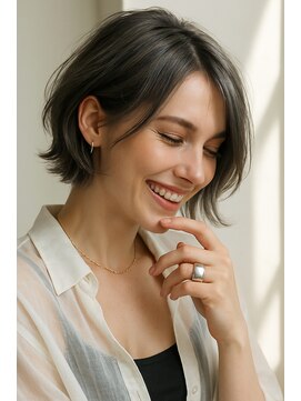 アカンサス バイ ミリー 高槻店(acanthus by milly) 耳かけ美人のやわらか質感ボブ