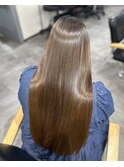髪質改善で作る美髪ストレート/新宿/美髪矯正/艶髪