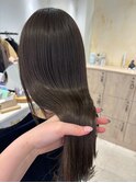 くびれヘア縮毛矯正アプリコットオレンジ夏ハイライト《用賀》