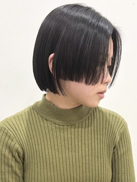 モリオフロムロンドン 松戸店(Morio from London) 【モリオ松戸　石山】ダブルラインボブぷつっとボブミニボブ黒髪