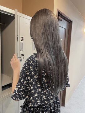 ラニヘアサロン(lani hair salon) イルミナ/ブリーチなしダブルカラー/カーキグレージュ