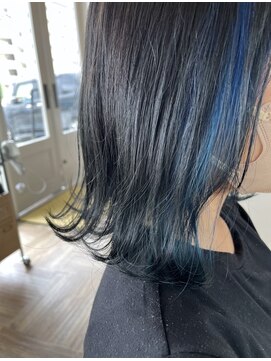 クレールボワス 引佐店(Clair,e bois) 【インナーカラー】ブルー