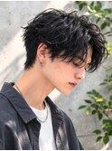 ソフトツイストパーマソフトウェーブ外巻きパーマダークトーン