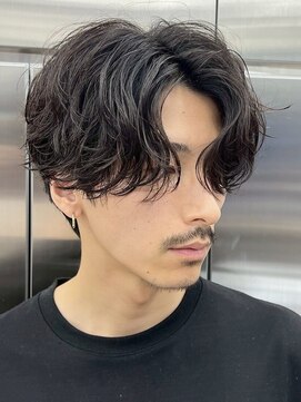 レタッチ バイ フィフス 天神大名(RETOUCH by fifth) 天神メンズパーマニュアンスパーマフェザーパーマセンターパート