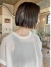 【透明感と髪質ダメージケア】カット+ケア&艶カラー12800円☆
