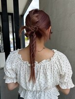 ナービス(NARVIS) ヘアセット/ヘアアレンジ/お団子三つ編みアレンジ