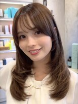 アマニ ビヨンド(AMANI.BEYOND)&nbsp;AMANI.BYOND レイヤースタイル大人マロングレージュ