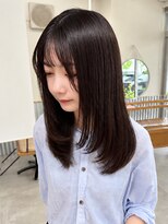 ルトワフクロマチ(Lutowa Fukuromachi) ダークパープル/ナチュラルショート/ミルクブラウン/夏/広島袋町