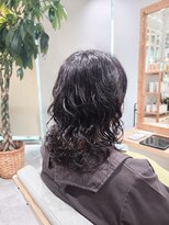 シータ 東川口(THETA)&nbsp;ダークトーンのミディアレイヤー+ニュアンスパーマ