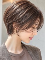 シヨン(ciyon.)&nbsp;大人ショートボブ／丸みショート／艶ブラウン