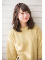 バレイヤージュデジタルパーマショート×ノーブルクラシカルロブ