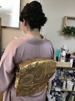 ロカット サロン(Roquat Salon)&nbsp;訪問着ヘアアレンジ  【ヘアアレンジ  立川/立川南口/八王子】