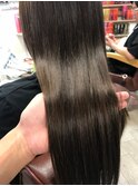 ツヤロング_マニッシュショート,ネイビーカラー,フレンチボブ