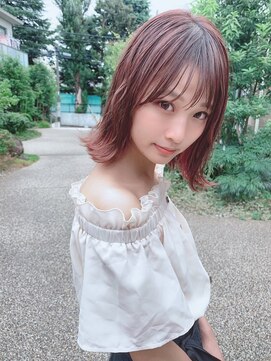 イース バイ アンブルリュクス 北千住(Ease by amble luxe) 前髪/くびれ/イヤリングカラー/イメチェン/ラベンダーカラー