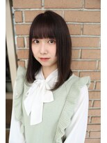 サロンドミルク 原宿(salon de MiLK)&nbsp;【salon de MiLK 原宿】ミディアム×ラベージュ