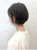 丸みショート+ショートボブ