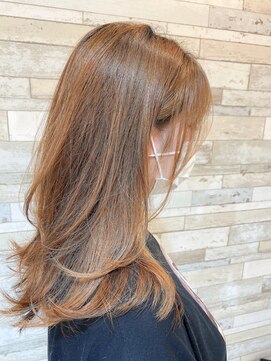 マーリャヘアー(mallia hair) くびれ外ハネセミロング