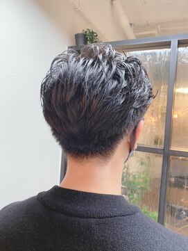 ニット 銀座(knit) ニュアンスマッシュ/サイドパート/韓国マッシュ/センターパート