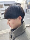 サラッと刈り上げマッシュ韓流ヘア